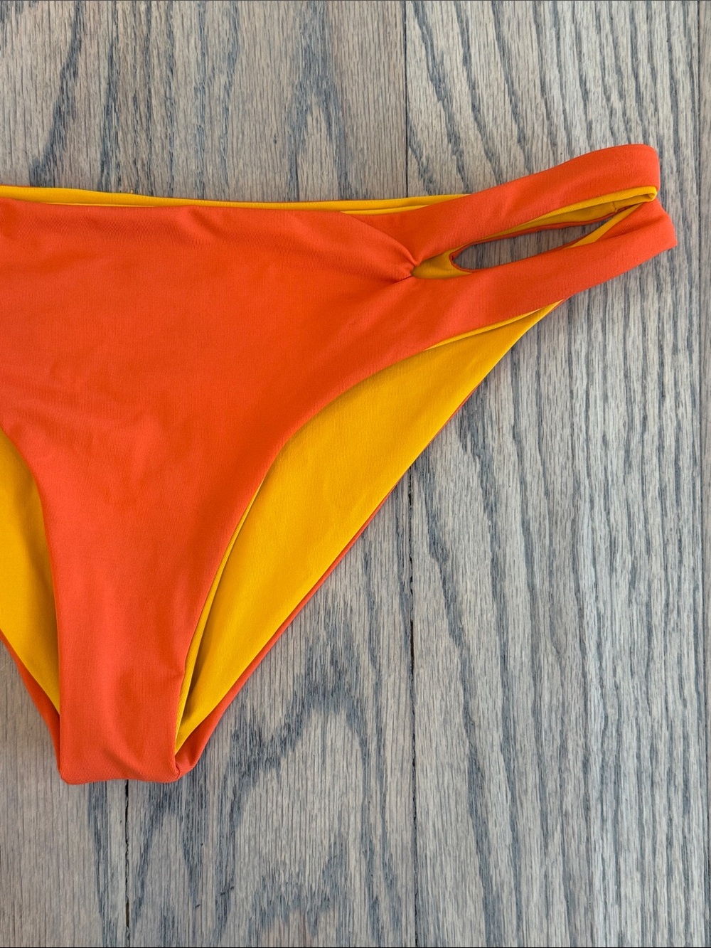 L*Space Women’s Breakers Reversible Orange Women's Swim Bottom Size Small - Picture 3 of 9